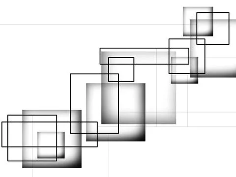 Abstract technology square background Stock Illustration