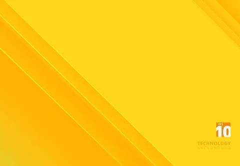 Abstract technology striped overlapping diagonal lines pattern yellow color t Stock Illustration