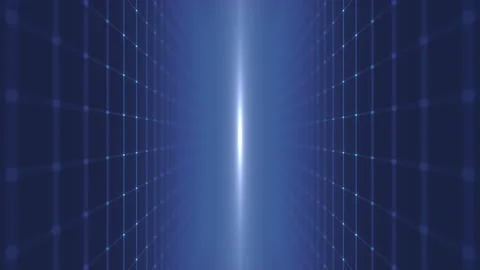 Abstract Technology Synthwave Fx Glowing Lines Background Loop Stock Footage 151473890