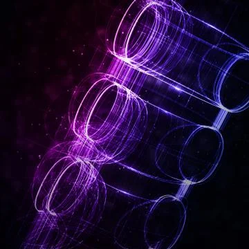 Abstract technology, technical drawing Illustrazione stock