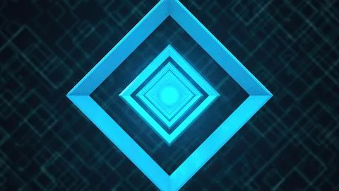 Abstract technology tunnel Stock Illustration