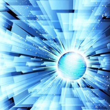 Abstract technology vector background. eps 10. Stock Illustration