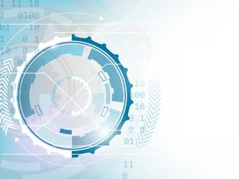 Abstract technology vector background Stock Illustration