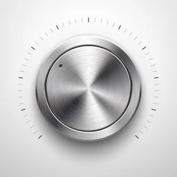 Abstract Technology Volume Knob Stock Illustration