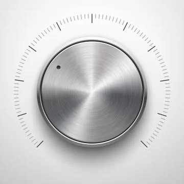 Abstract Technology Volume Knob Stock Illustration