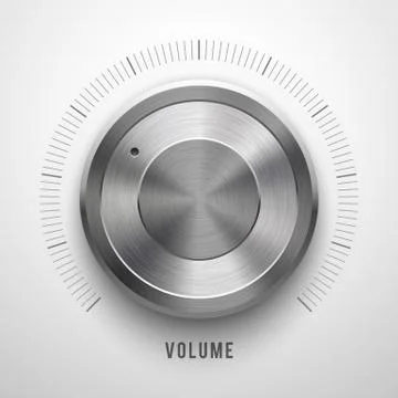 Abstract Technology Volume Knob Stock Illustration