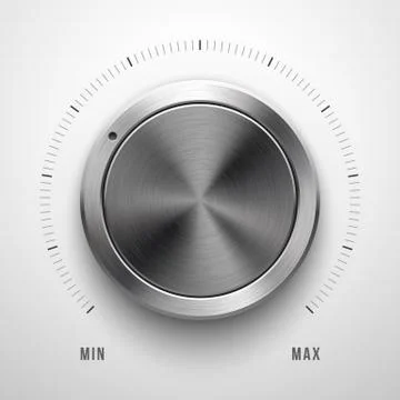 Abstract Technology Volume Knob Illustrazione stock