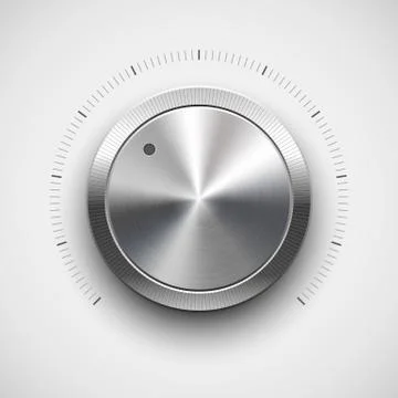 Abstract Technology Volume Knob Stock Illustration
