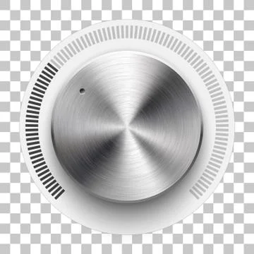 Abstract Technology Volume Knob Stock Illustration