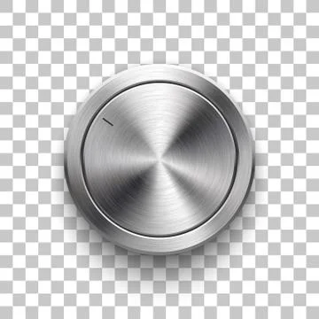 Abstract Technology Volume Knob Stock Illustration
