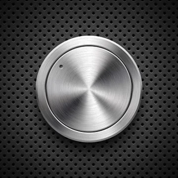 Abstract Technology Volume Knob Stock Illustration