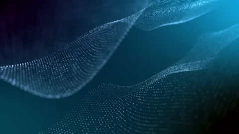 Abstract technology wave background concept. Motion of digital data flow. 4K Stock Footage 237216487