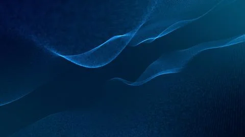 Abstract technology wave background concept. Stock Illustration
