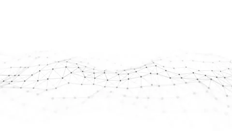 Abstract technology wave of particles and line. Big data visualization. Stock Footage 166169854