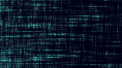 Abstract technology wave of particles. Big data visualization. Stock Footage 168418245