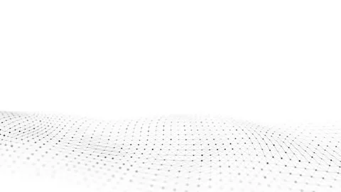 Abstract technology wave of particles. Big data visualization. Stock Footage 207749429