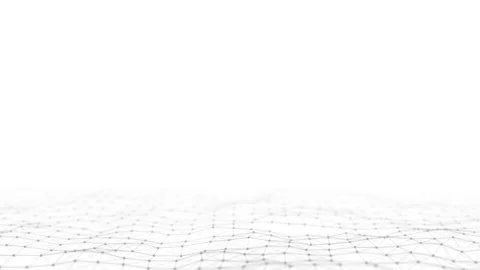 Abstract technology wave of particles. Light background with motion dots. Stock Footage 240189109