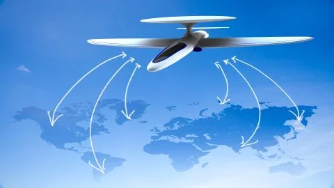 Abstract technology world global network business connection Stock Illustration