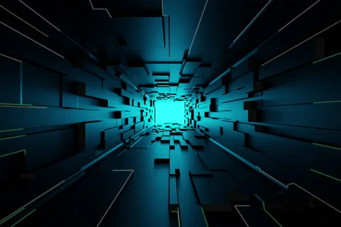 Abstract technololgy animation Stock Footage 148613727