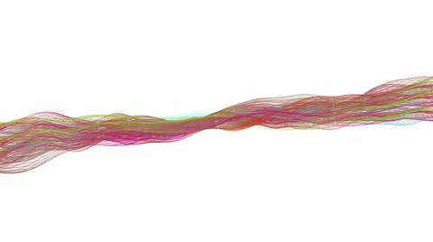 Abstract techy wavy background with particles. abstract background with lines. イラスト素材