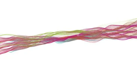 Abstract techy wavy background with particles. abstract background with lines. イラスト素材