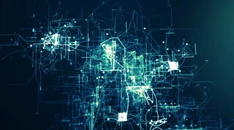 Abstract tehnology background 動画素材 55648727