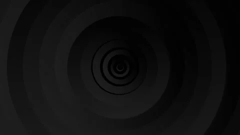 Abstract template with animation of black circular waves Stock Footage 147547590