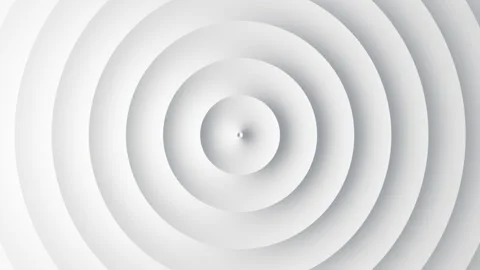 Abstract template with animation of white circular waves Stock Footage 140243644