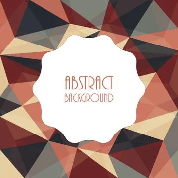 Abstract template background with triangle shapes design Stock Illustration