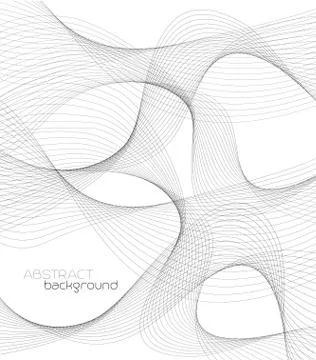 Abstract template background with wave Stock Illustration