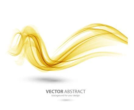 Abstract template background with wave Stock Illustration