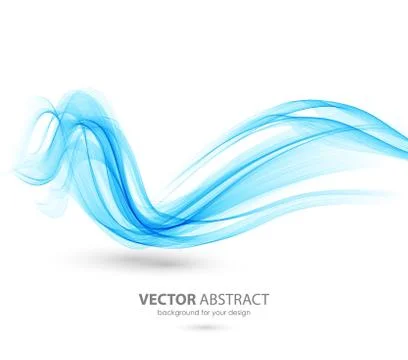 Abstract template background with wave Illustrazione stock