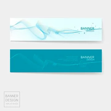 Abstract template banner Stock Illustration
