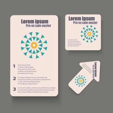 Abstract template brochure for design Stock Illustration