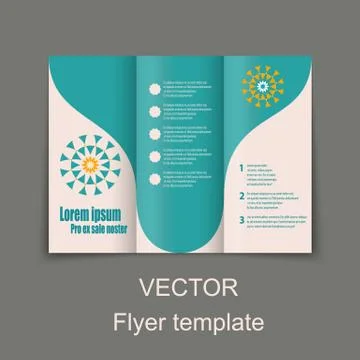 Abstract template brochure for design Illustrazione stock