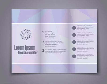 Abstract template brochure for design Stock Illustration