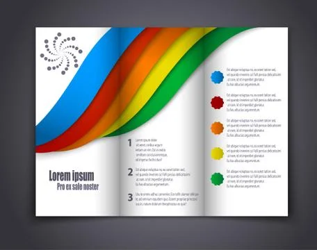 Abstract template brochure for design Stock Illustration