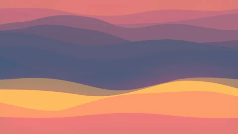 Abstract template with colored liquid background. 3d rendering loop animation 4K Stock Footage 154249316