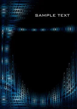 Abstract template with copy space, vector illustration Illustration