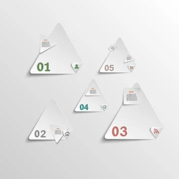 Abstract template for data presentation Stock Illustration