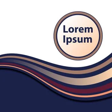 Abstract template design background Stock-Illustration