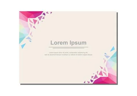 Abstract Template Design Stock Illustration