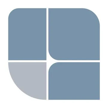 Abstract template frame collage board art bauhaus for text. Contemporary design Stock-Illustration