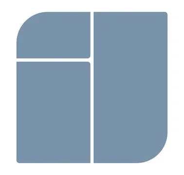 Abstract template frame collage board art bauhaus for text. Contemporary design Stock Illustration