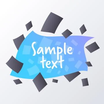 Abstract template gradient geometric forms seamless pattern modern graphic el Stock Illustration