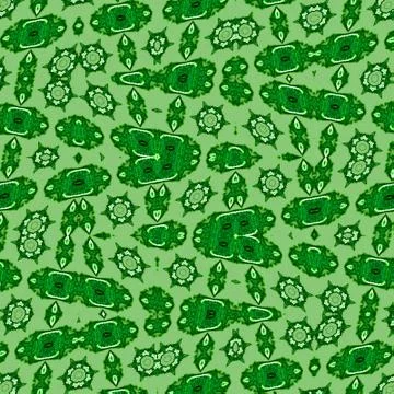 Abstract template on green backdrop. Modern geometric star pattern. Leaf text Stock Illustration