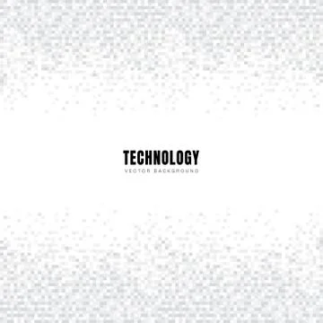 Abstract template header and footers geometric white and gray squares pattern Stock Illustration