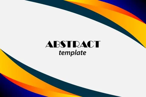 Abstract template Illustrazione stock