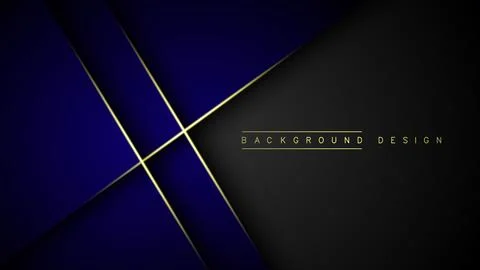 Abstract template of overlapping background with glowing lines. Vector illu.. Stock Illustration