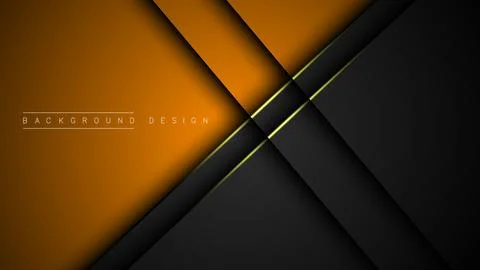 Abstract template of overlapping background with glowing lines. Vector illu.. Stock Illustration